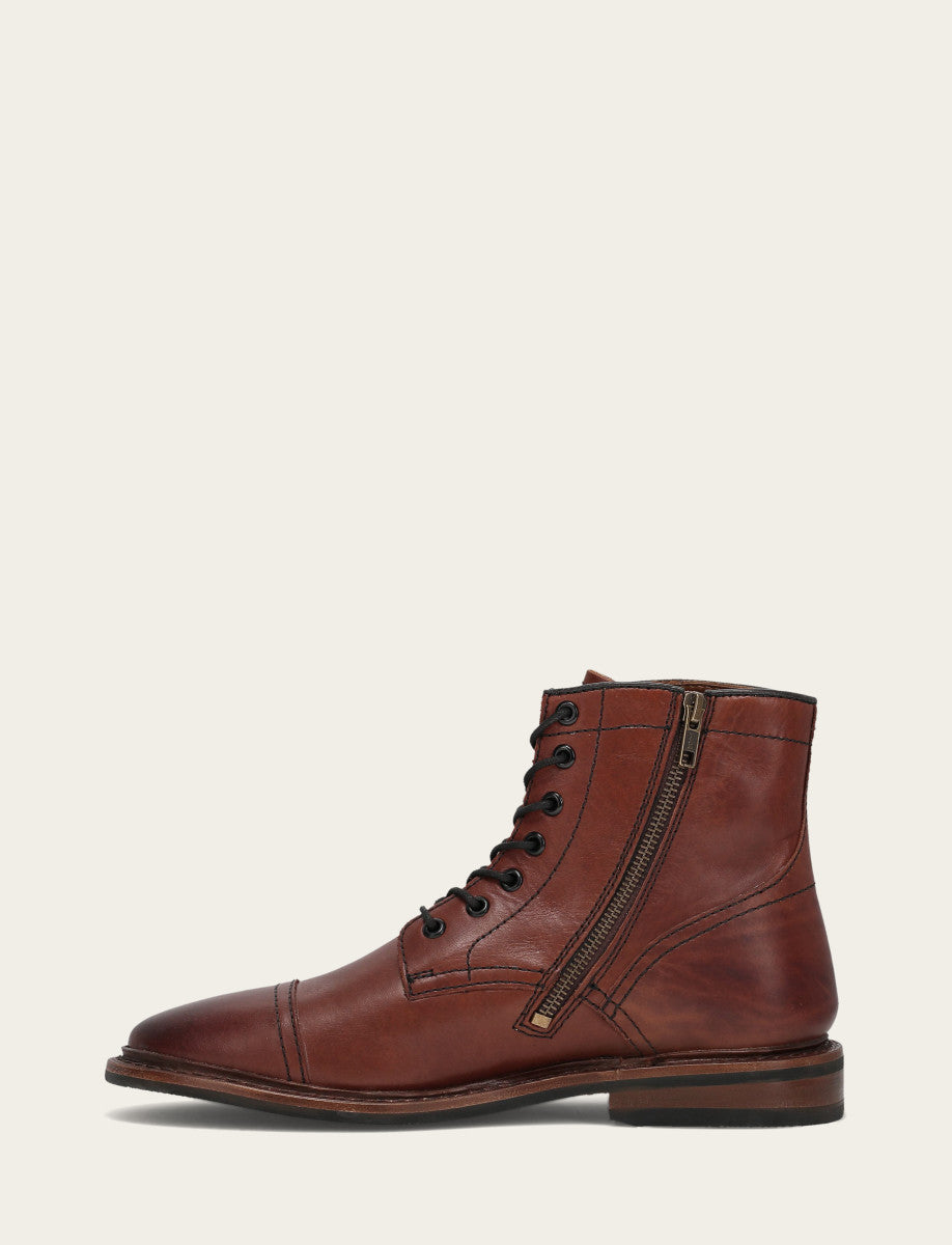 Frye Essential | Men's Brown Paul Mid Lace Boot