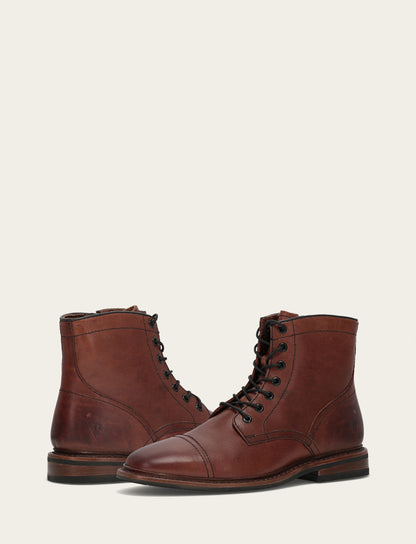 Frye Essential | Men's Brown Paul Mid Lace Boot