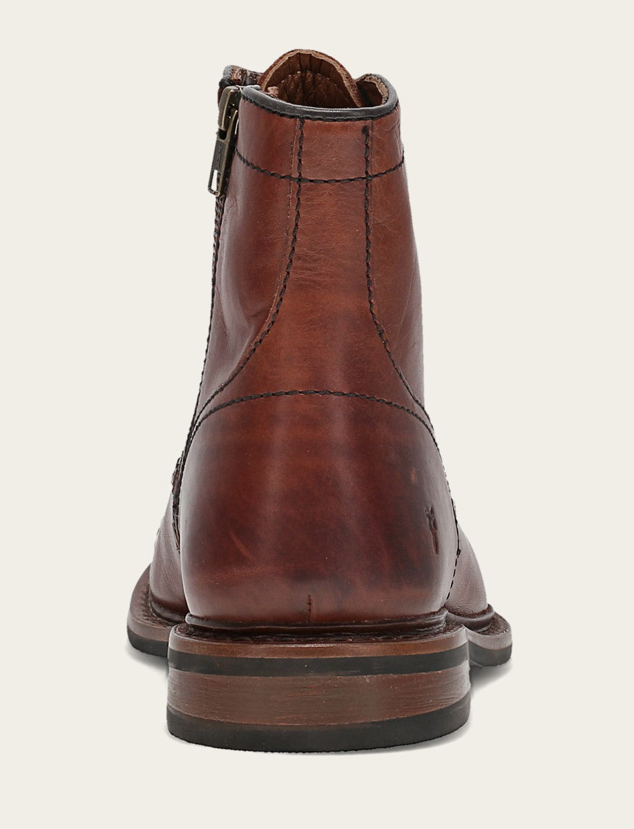 Frye Essential | Men's Brown Paul Mid Lace Boot