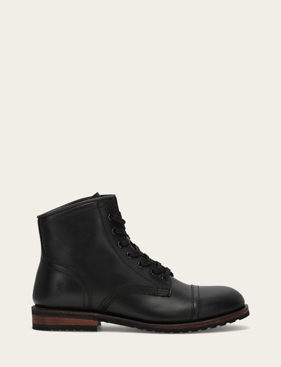 Frye Featured | Men's Black Landon Midlace Boot