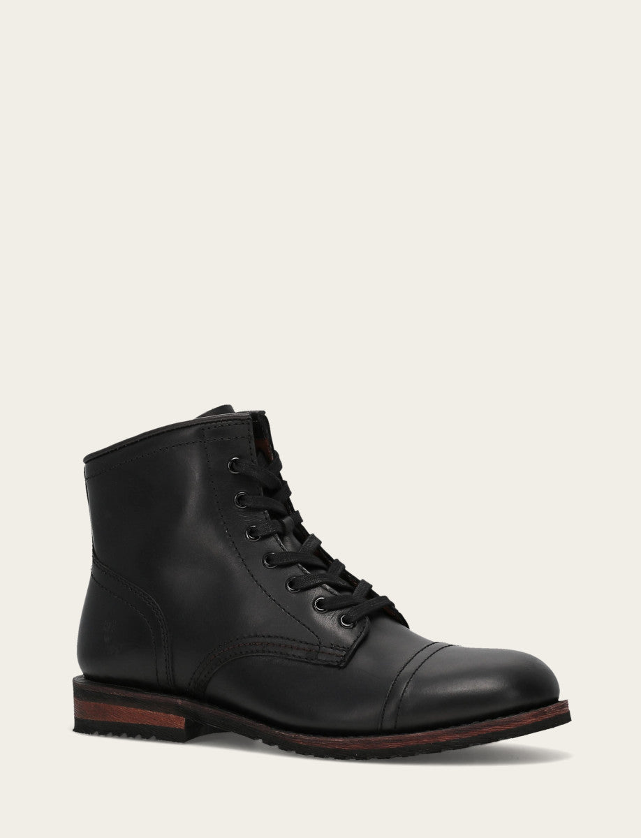 Frye Featured | Men's Black Landon Midlace Boot
