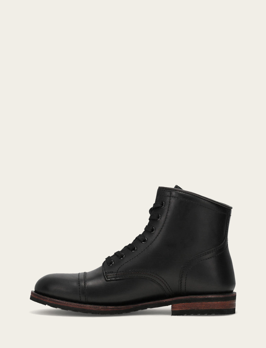 Frye Featured | Men's Black Landon Midlace Boot