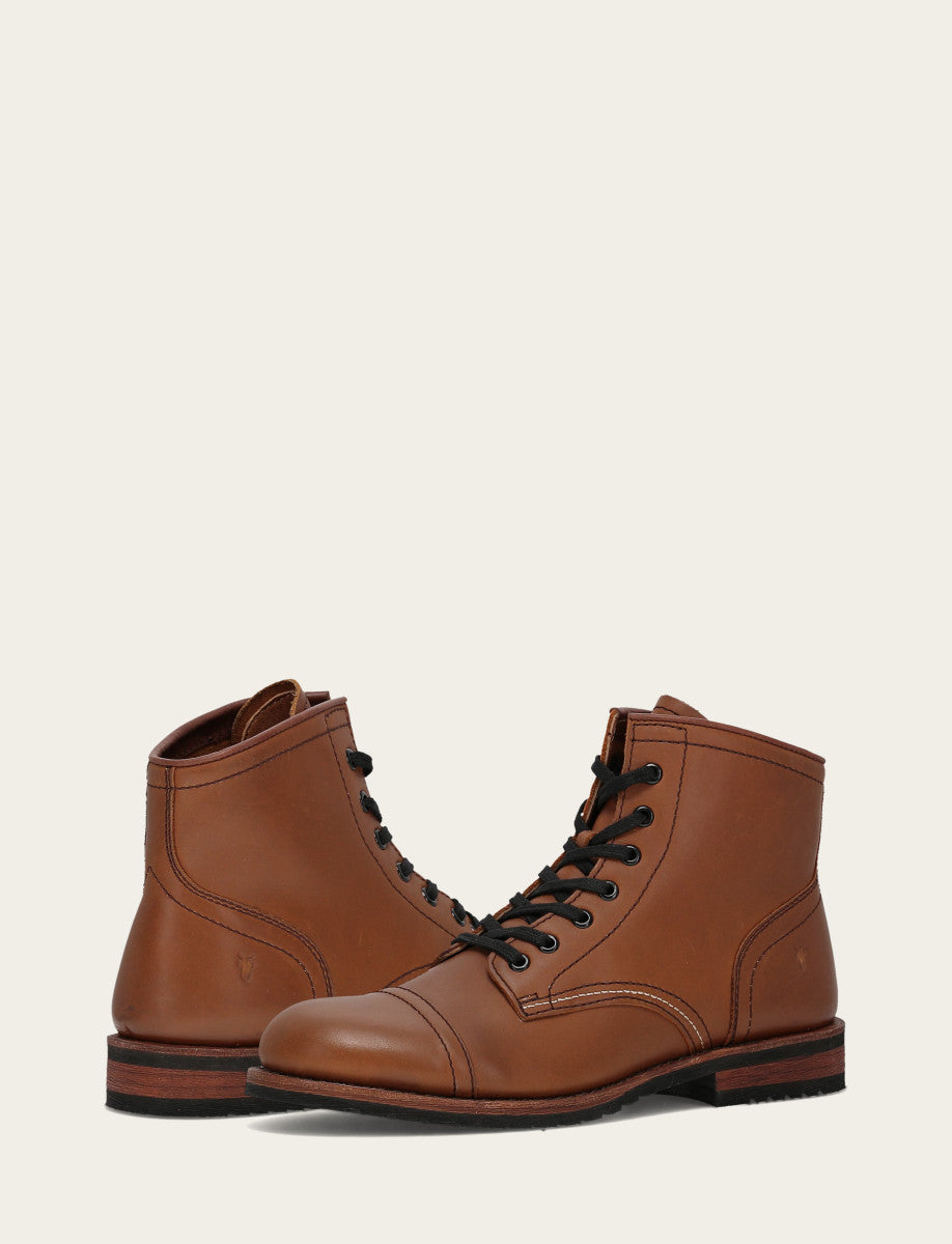 Frye Best Price | Men's Saddle Landon Midlace Boot