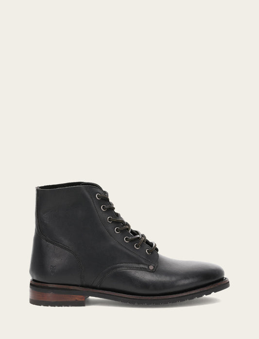 Frye Quality | Men's Black Barrett Lace Up Boots