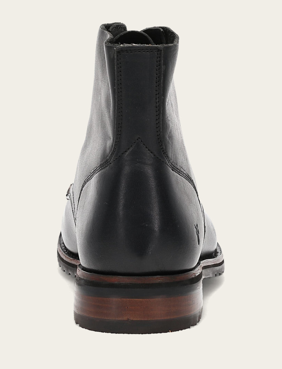 Frye Quality | Men's Black Barrett Lace Up Boots