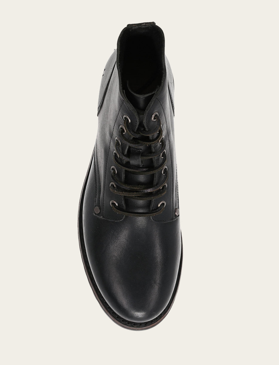 Frye Quality | Men's Black Barrett Lace Up Boots