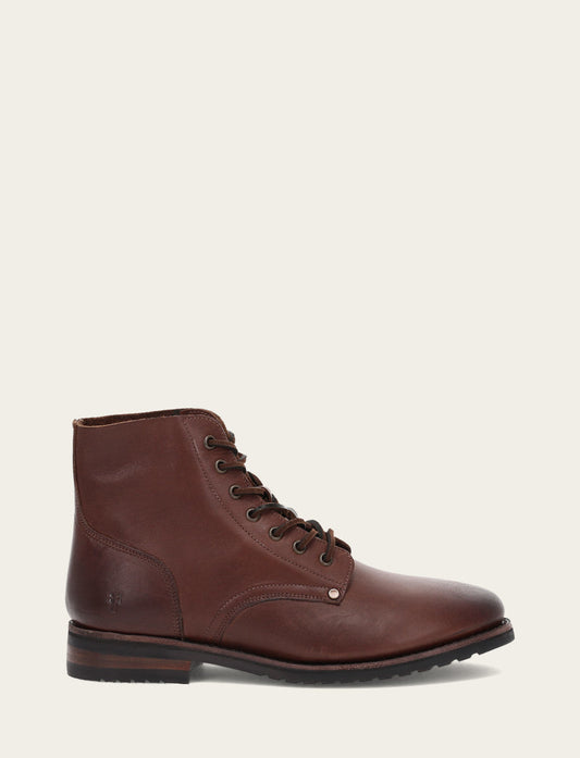 Frye New | Men's Cognac Barrett Lace Up Boots