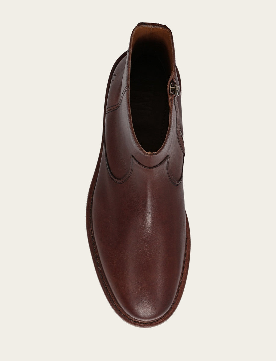 Frye Trending | Men's Brown Paul Inside Zip Boot