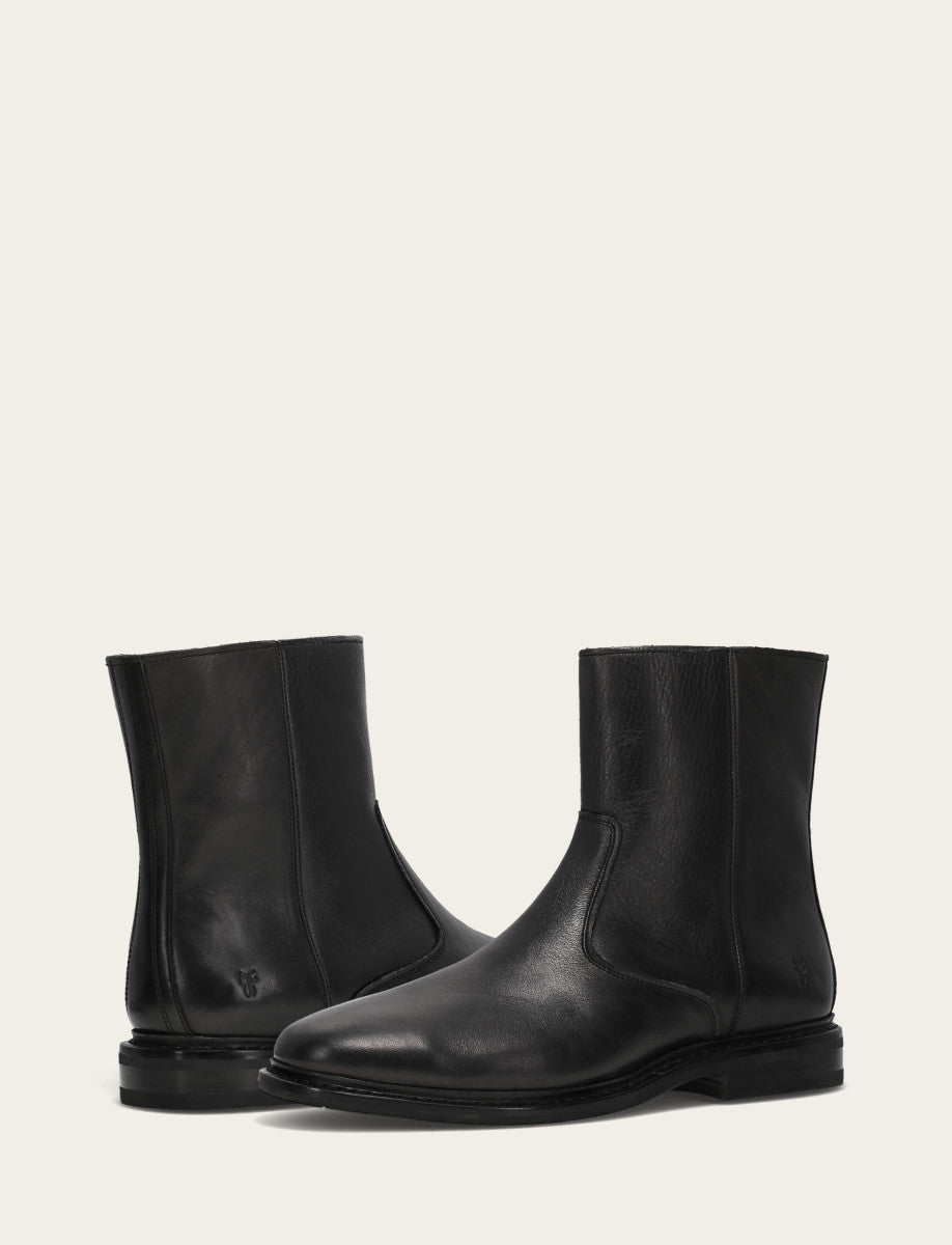Frye Signature | Men's Black Paul Inside Zip Boot