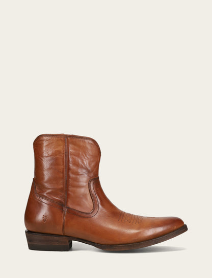 Frye Essential | Men's Cognac Austin Inside Zip Boots
