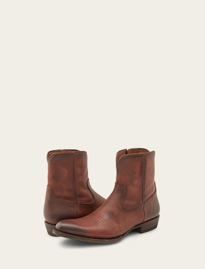 Frye Essential | Men's Cognac Austin Inside Zip Boots