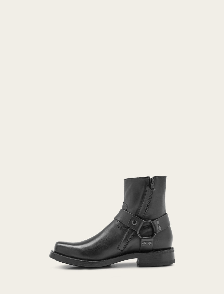 Frye Trusted | Men's Black Conway Harness Moto Boot