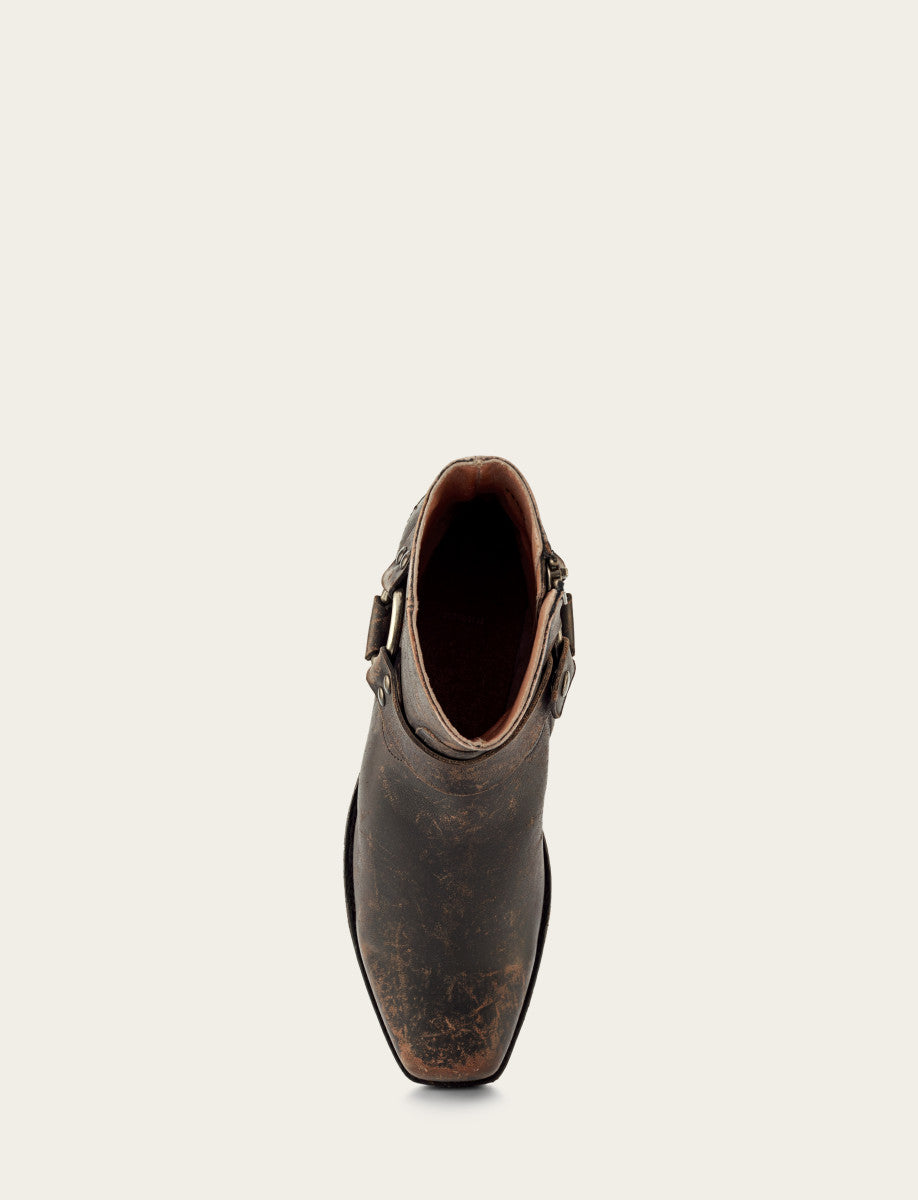 Frye Latest | Men's Antiqued Black Conway Harness Moto Boots