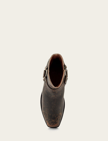 Frye Latest | Men's Antiqued Black Conway Harness Moto Boots