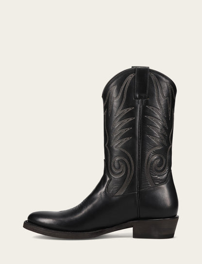 Frye Premium | Men's Black Grady Vintage Stitch Western Boots
