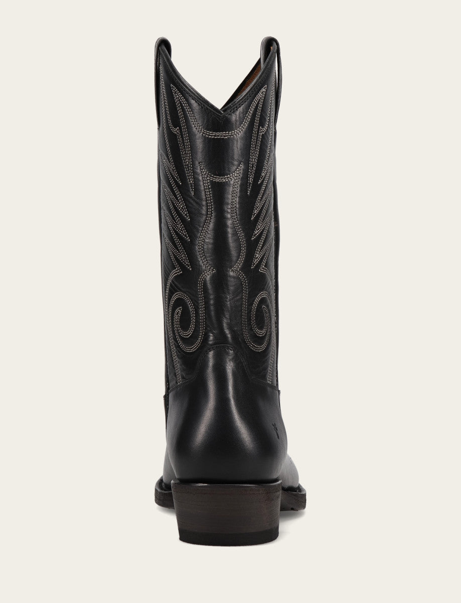 Frye Premium | Men's Black Grady Vintage Stitch Western Boots