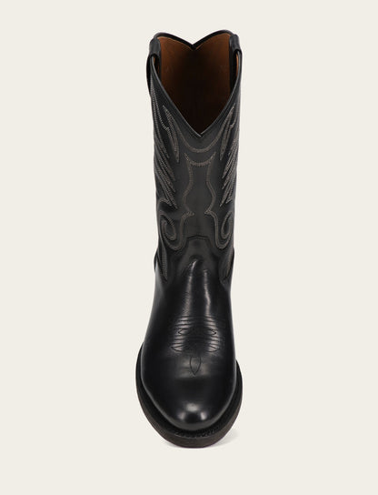 Frye Premium | Men's Black Grady Vintage Stitch Western Boots