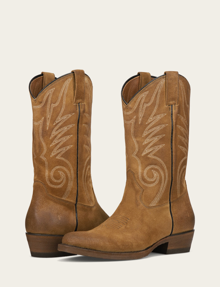 Frye Hot Sale | Men's Mushroom Grady Vintage Stitch Western Boots