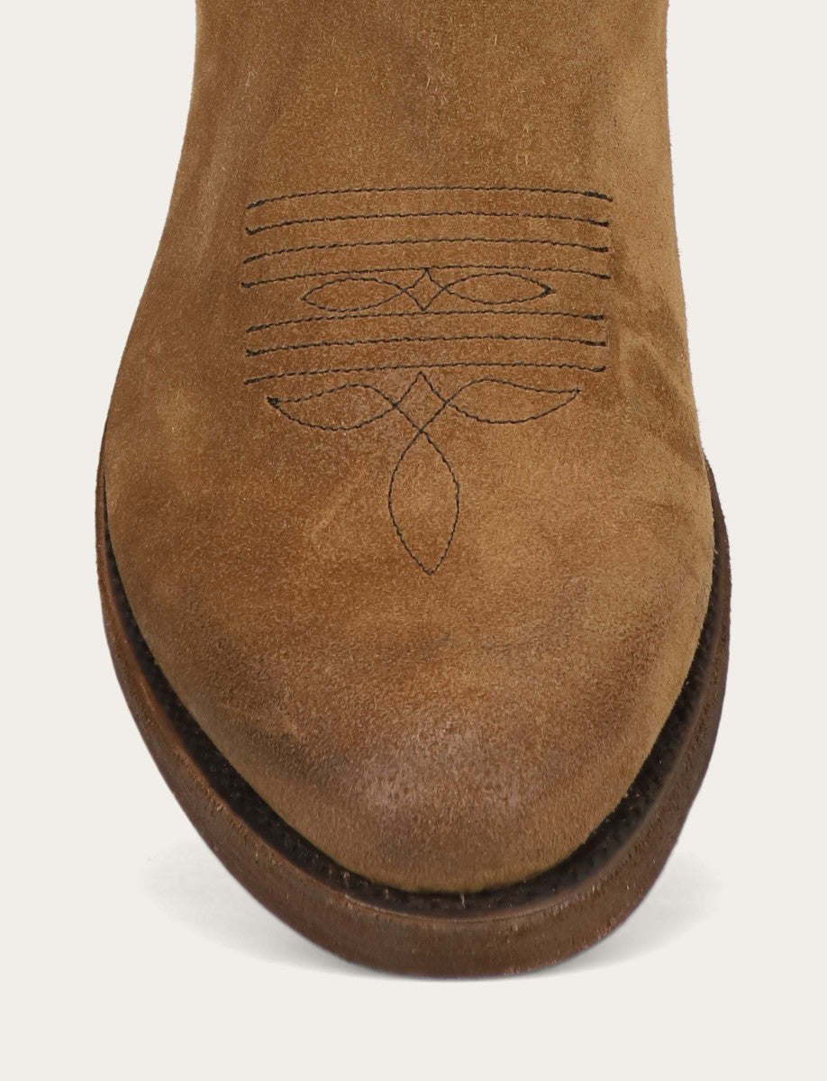 Frye Hot Sale | Men's Mushroom Grady Vintage Stitch Western Boots