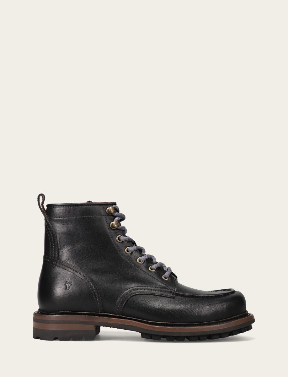 Frye Hot Sale | Men's Black Hudson Workboot Lug