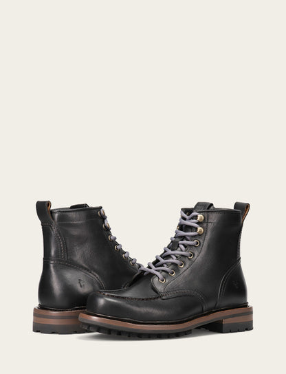 Frye Hot Sale | Men's Black Hudson Workboot Lug
