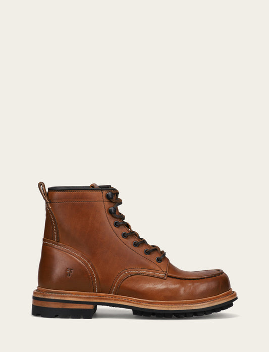 Frye Top Pick | Men's Caramel Hudson Workboot Lug