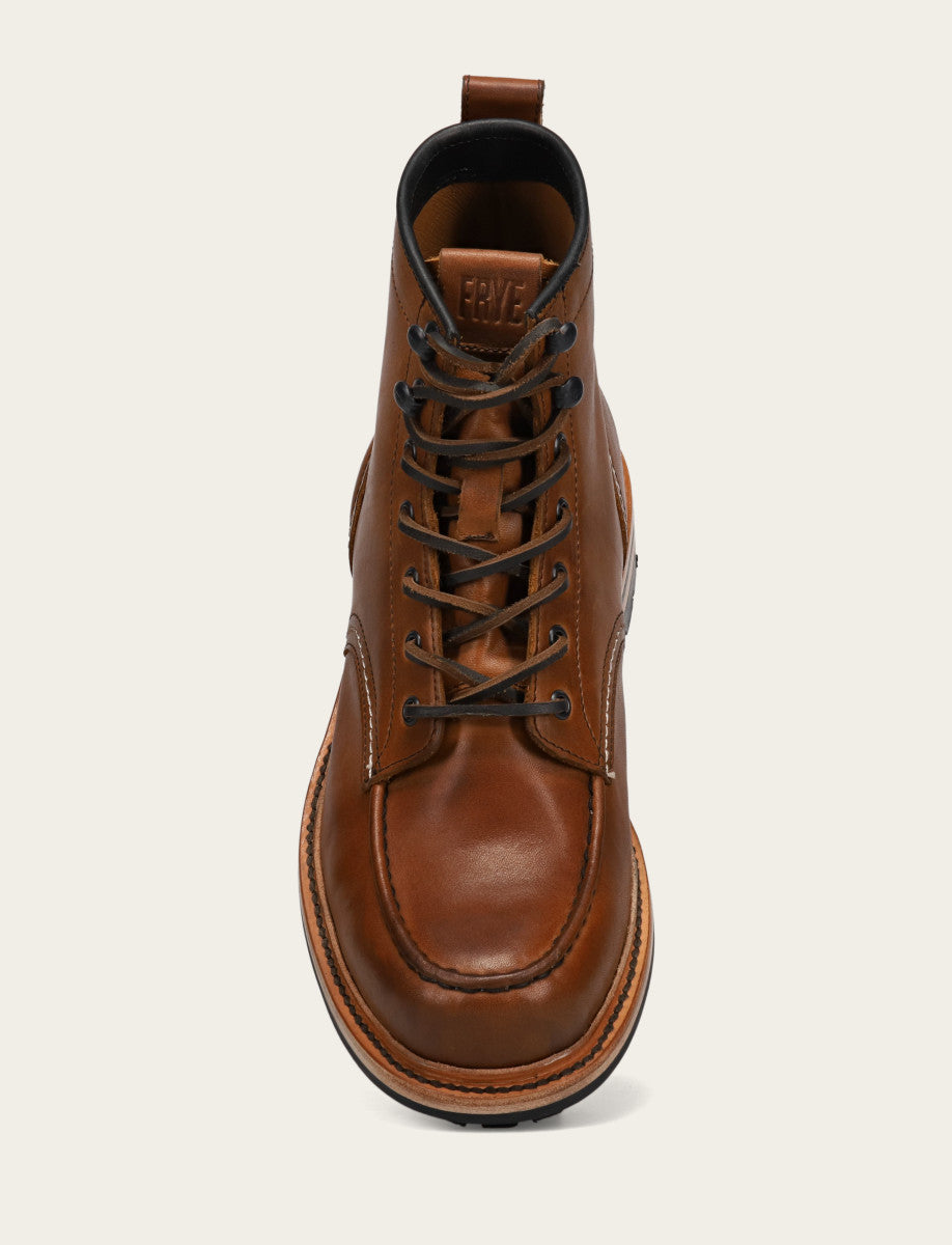Frye Top Pick | Men's Caramel Hudson Workboot Lug