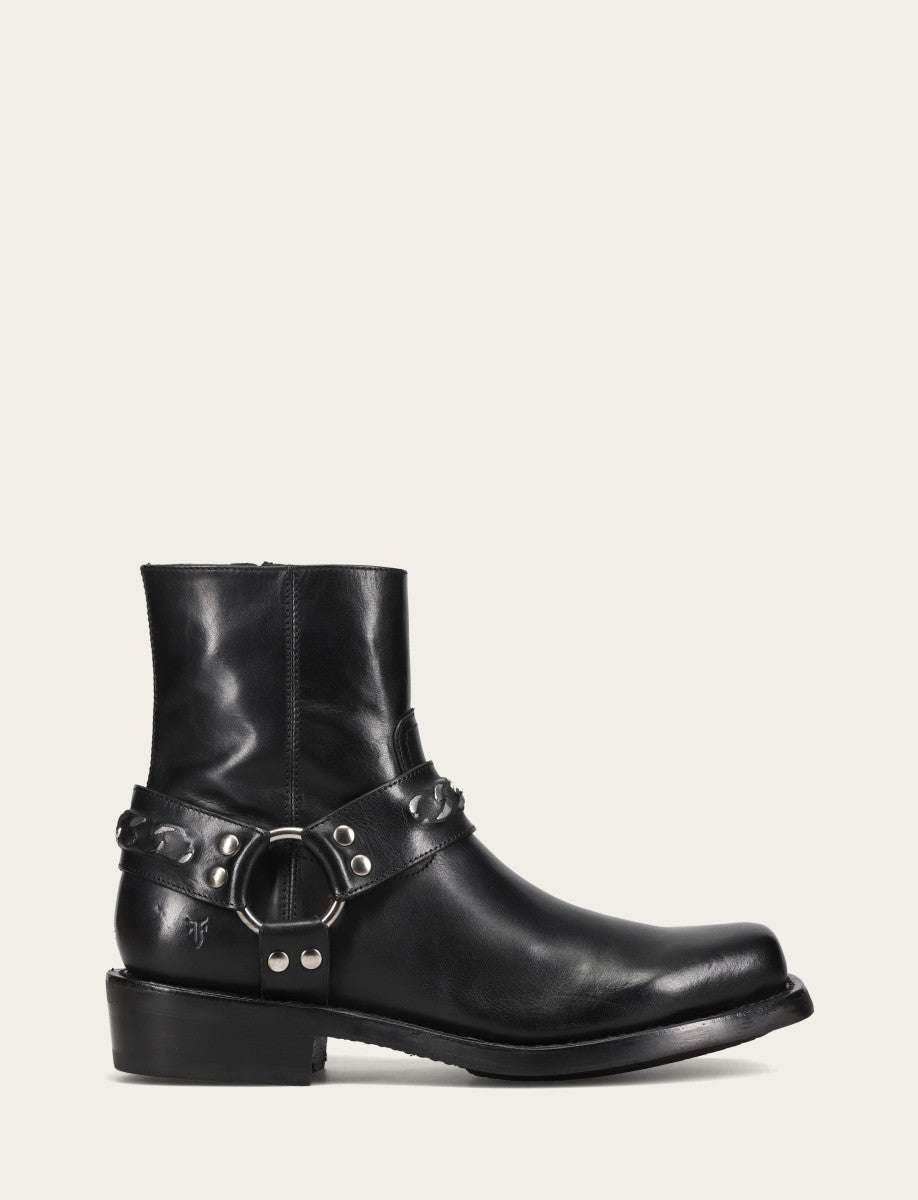 Frye Featured | Men's Black Conway Chain Harness Boot