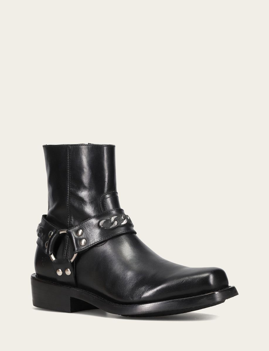 Frye Featured | Men's Black Conway Chain Harness Boot