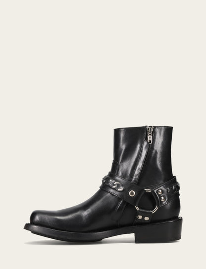 Frye Featured | Men's Black Conway Chain Harness Boot