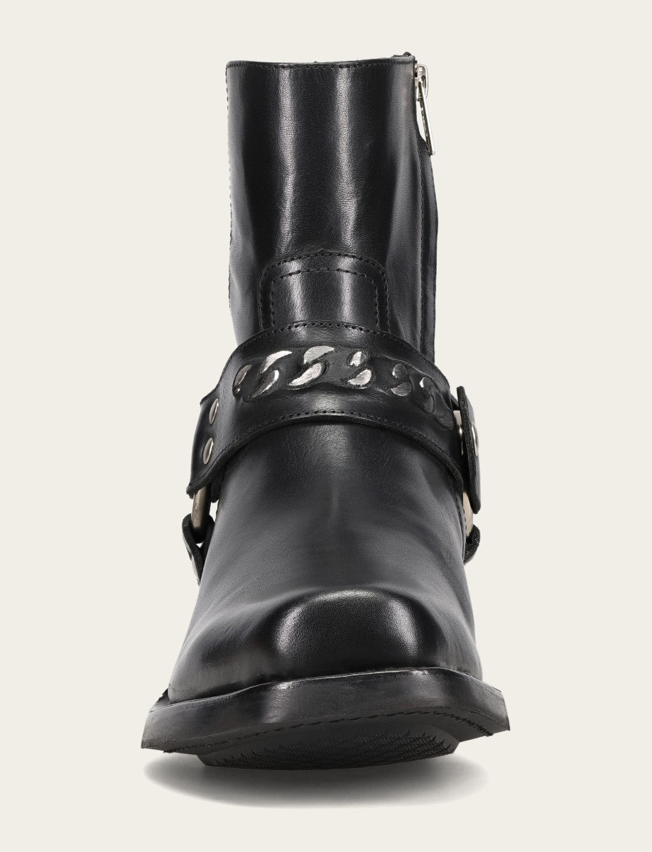 Frye Featured | Men's Black Conway Chain Harness Boot