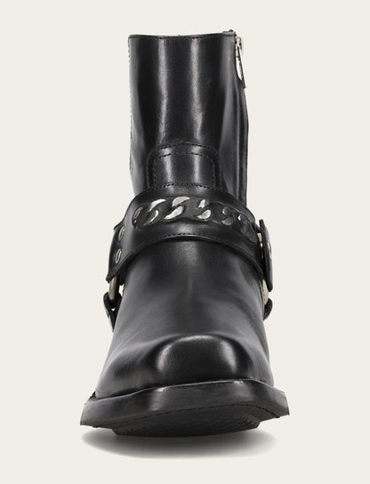 Frye Featured | Men's Black Conway Chain Harness Boot