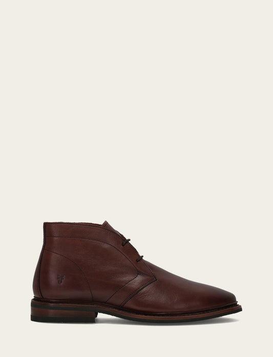 Frye Discount | Men’s Brown Oiled Leather Paul Chukka Boots
