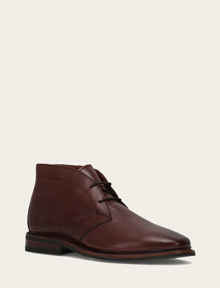 Frye Discount | Men’s Brown Oiled Leather Paul Chukka Boots