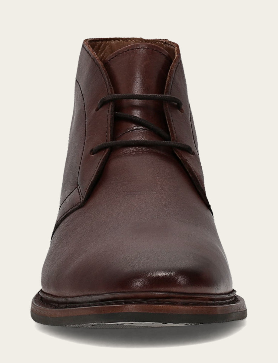 Frye Discount | Men’s Brown Oiled Leather Paul Chukka Boots