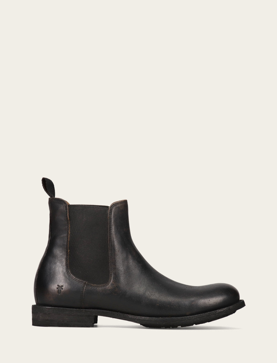 Frye Popular | Men's Antique Black Tyler Flex Chelsea Boots