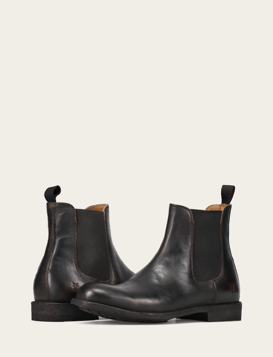 Frye Popular | Men's Antique Black Tyler Flex Chelsea Boots