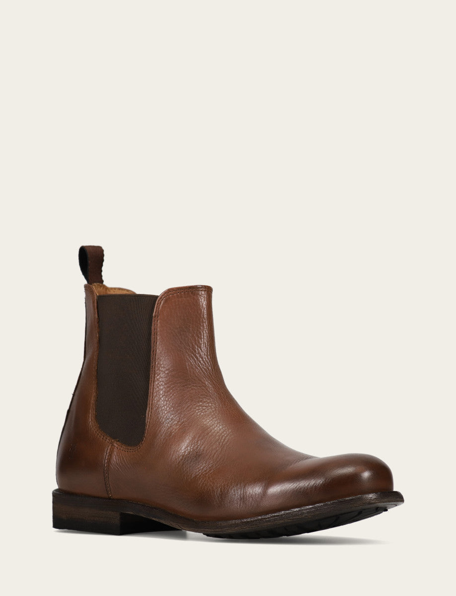 Frye Quality | Men's Cognac Tyler Flex Chelsea Boots