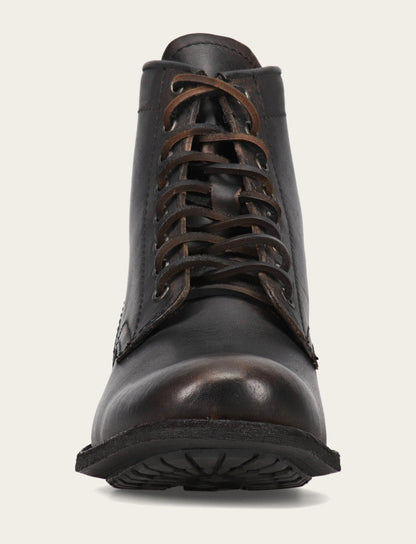 Frye Featured | Men's Antiqued Black Tyler Flex Lace Up Boots