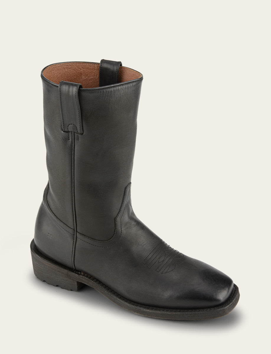 Frye Premium | Men's Black Nash Roper Western Boots