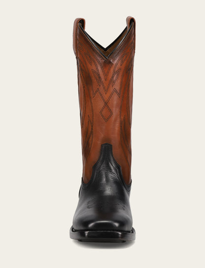 Frye Classic | Men's Black Nash Deco Stitch Pull On Boots