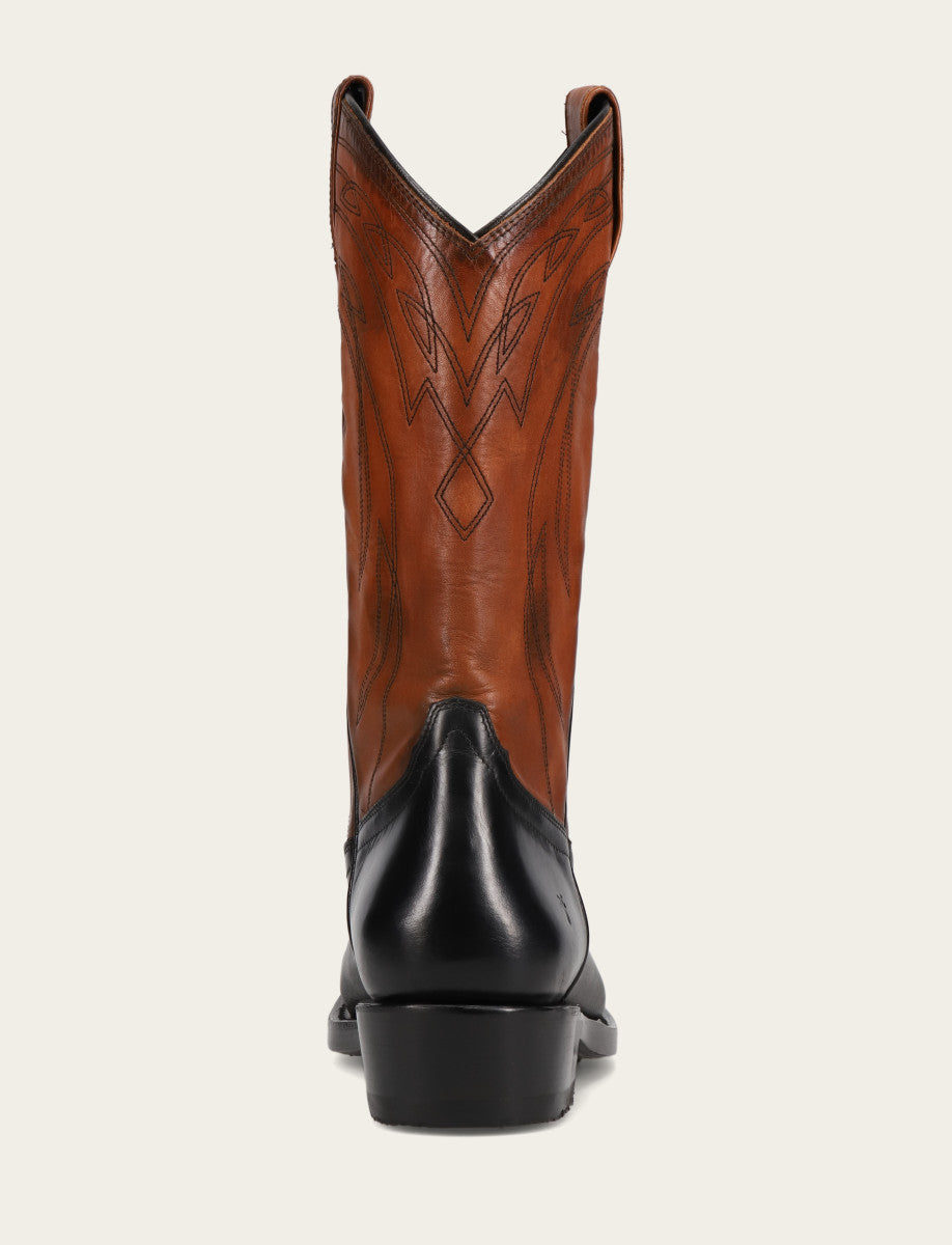 Frye Classic | Men's Black Nash Deco Stitch Pull On Boots