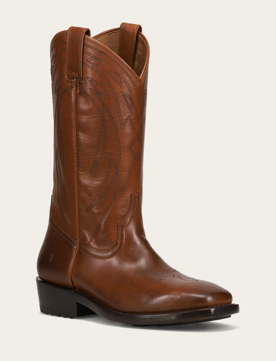 Frye Trusted | Men's Caramel Nash Deco Stitch Pull On Boots