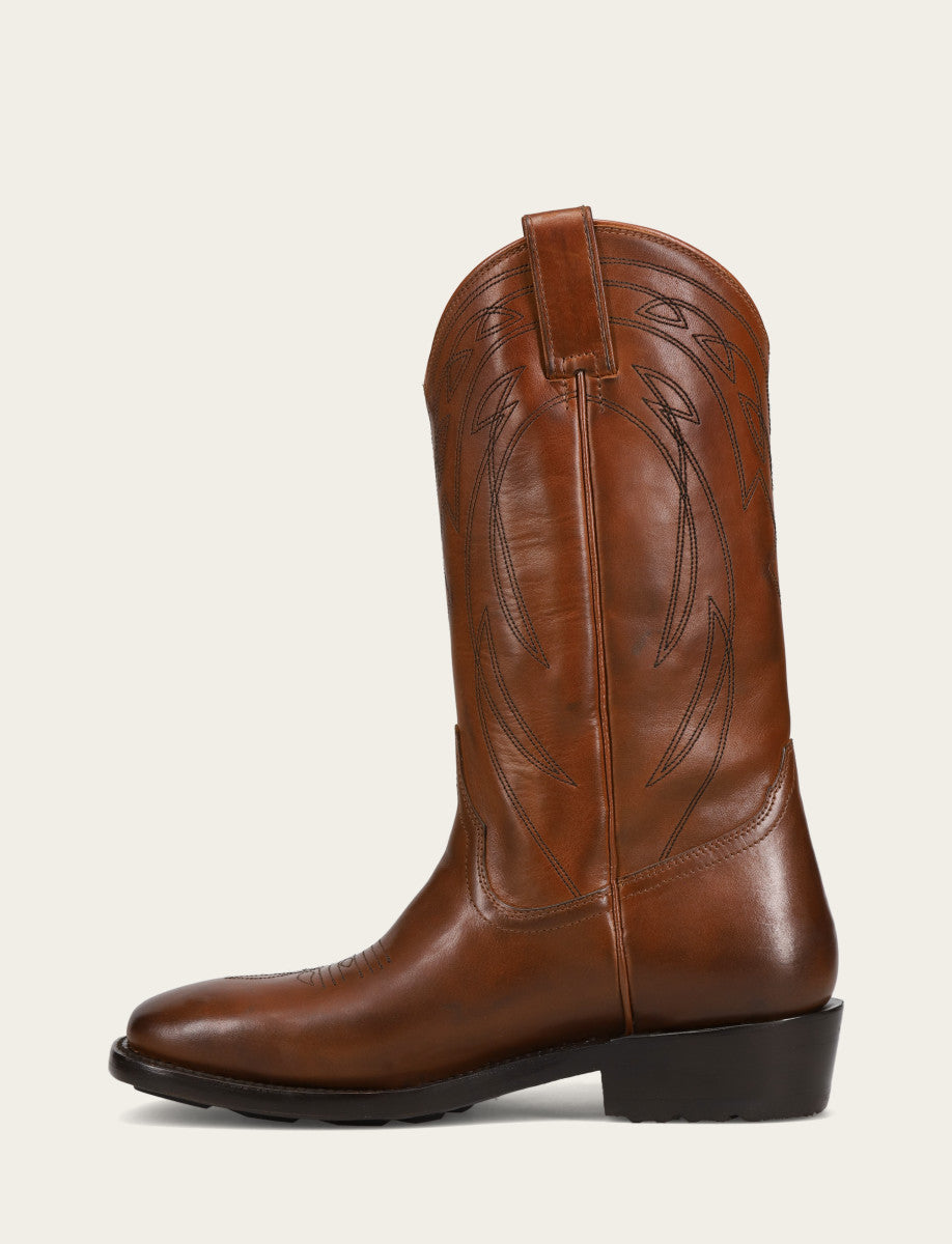 Frye Trusted | Men's Caramel Nash Deco Stitch Pull On Boots