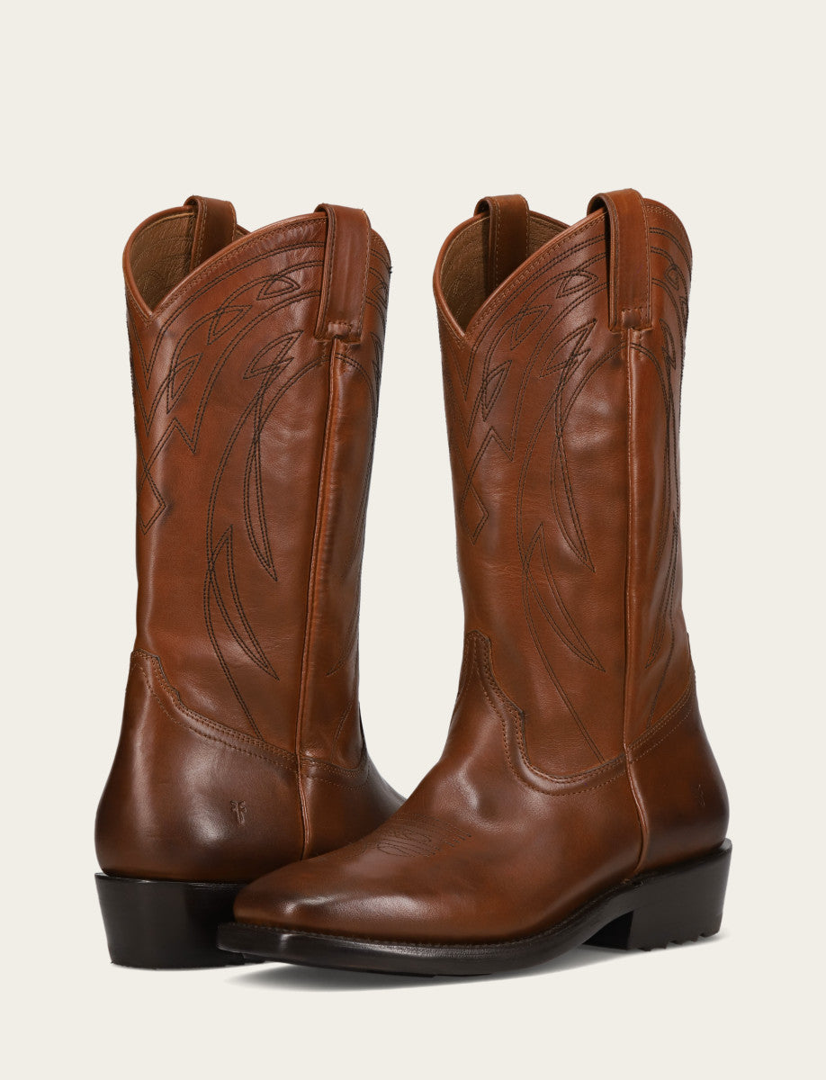 Frye Trusted | Men's Caramel Nash Deco Stitch Pull On Boots