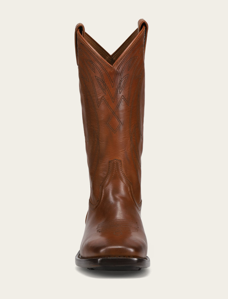 Frye Trusted | Men's Caramel Nash Deco Stitch Pull On Boots