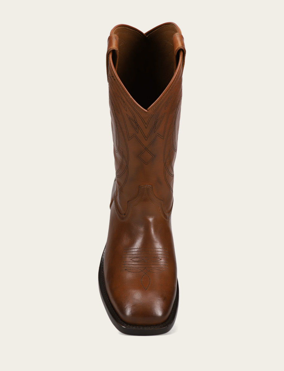 Frye Trusted | Men's Caramel Nash Deco Stitch Pull On Boots