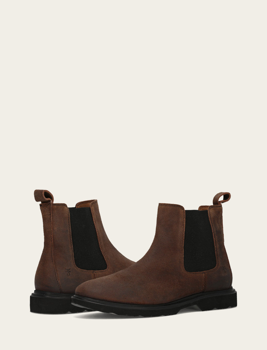 Frye Featured | Men's Dark Walnut Connor Chelsea Boot