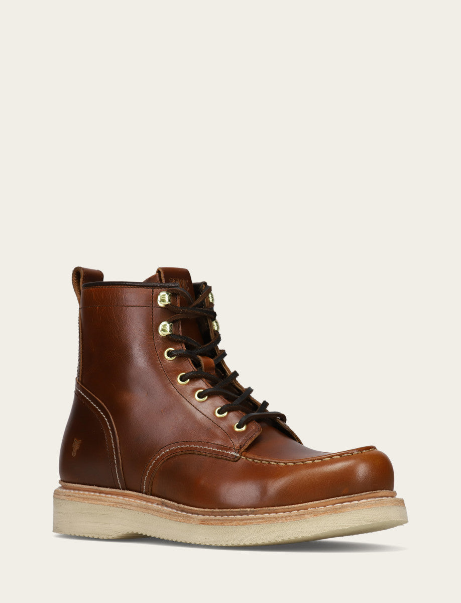 Frye Classic | Men's Saddle Hudson Workboot Wedge Lace Ups