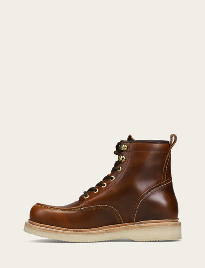 Frye Classic | Men's Saddle Hudson Workboot Wedge Lace Ups